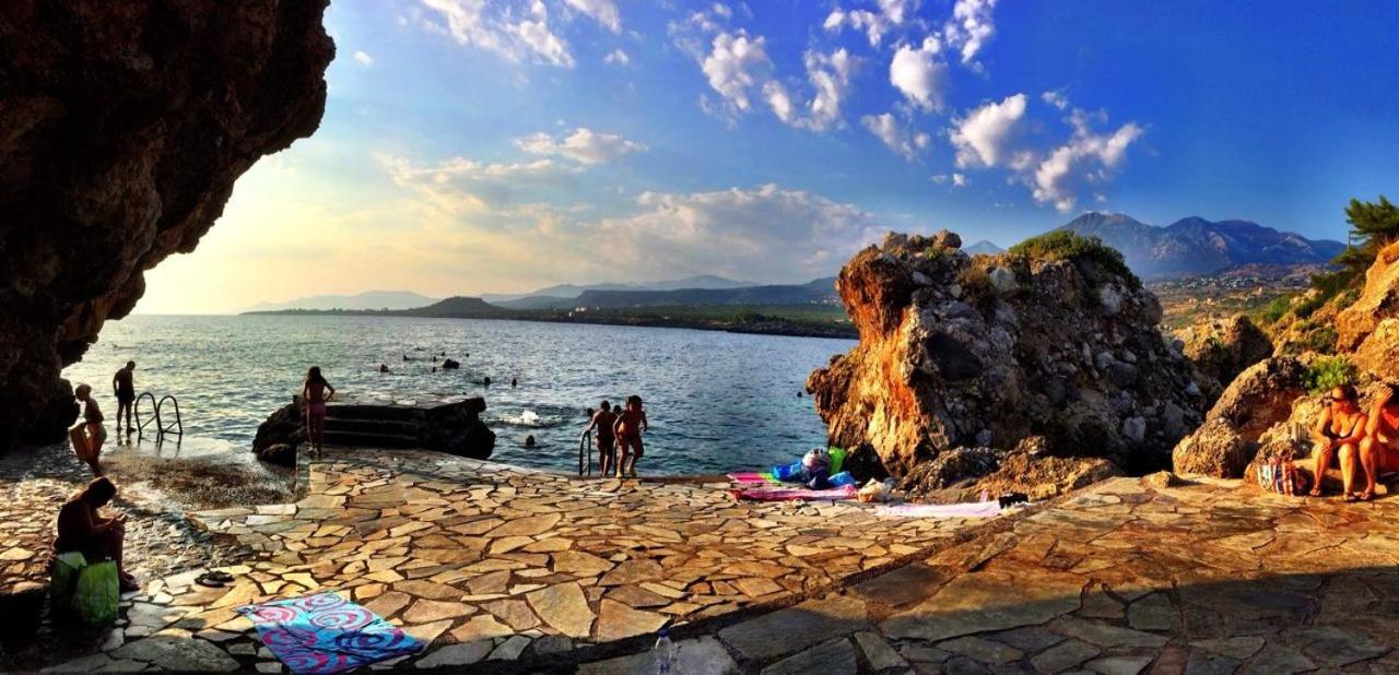 Selinitsa Stone Studio - Mani Seaview Retreat Agios Nikolaos  Exteriör bild